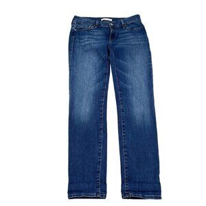 Mavi Jeans Women 31Wx31L Blue Emma Slim Boyfriend Whisker‎ Low Stretch Skinny